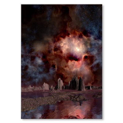 Poster metal new galaxy gift