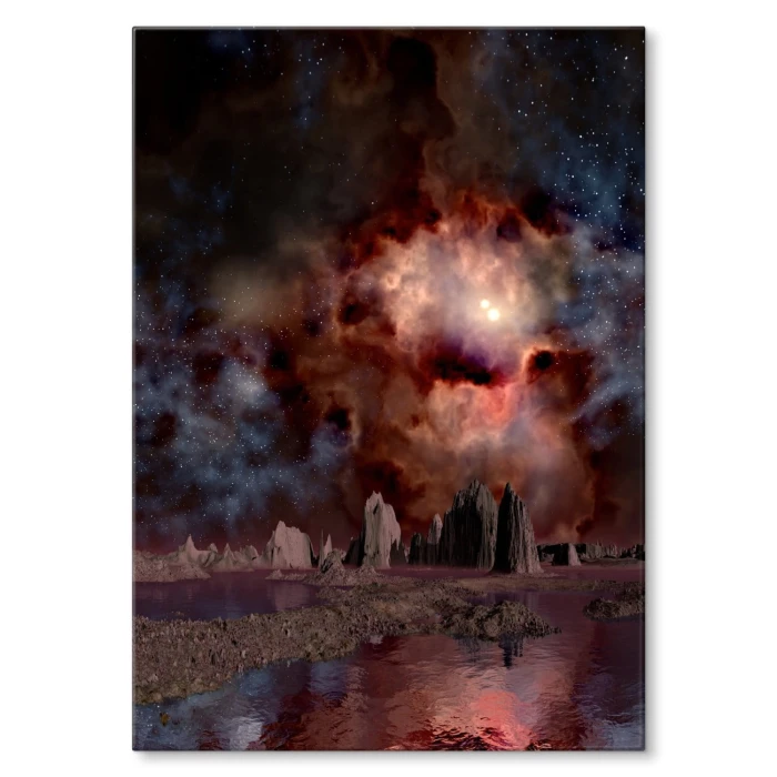 Poster metal new galaxy gift