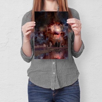 Plakat metalowy new galaxy Prezent