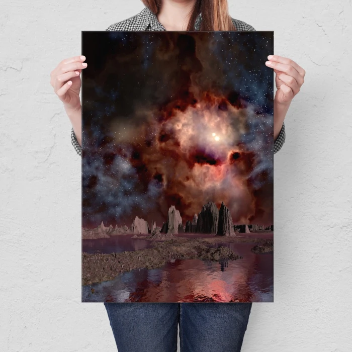 Poster metal new galaxy gift