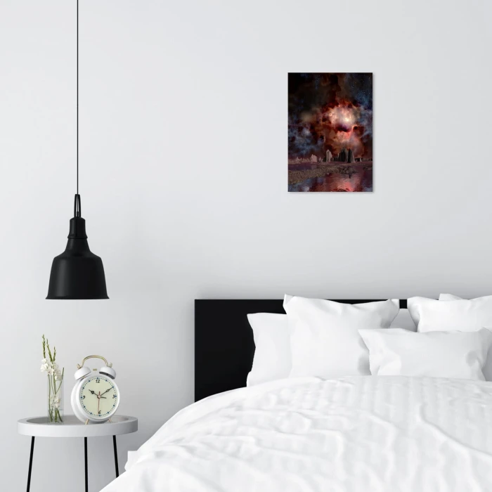 Plakat metalowy new galaxy Prezent