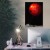 Poster metal red planet by night gift