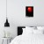 Poster metal red planet by night gift