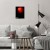 Poster metal red planet by night gift