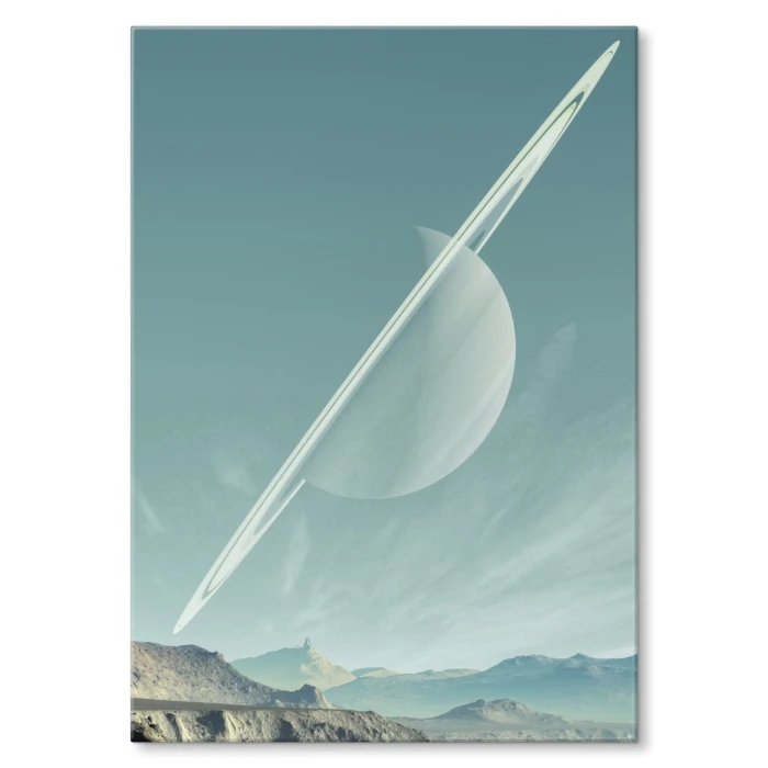 Poster metal planet by day gift
