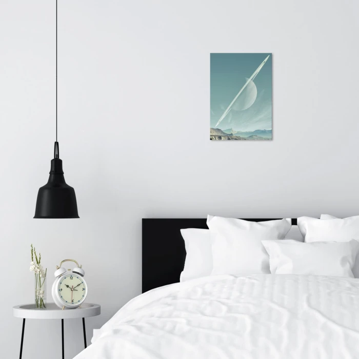 Poster metal planet by day gift