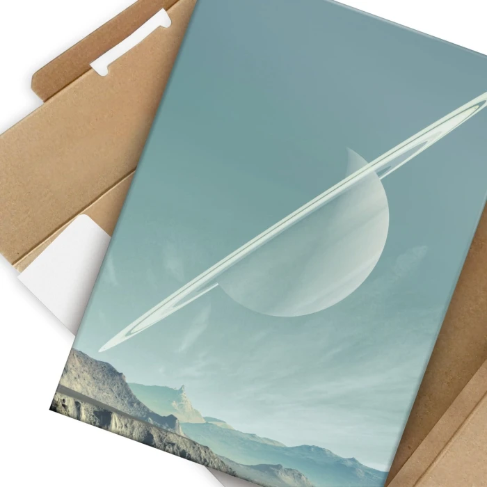 Poster metal planet by day gift