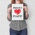 Plakat metalowy Kocham rower Prezent