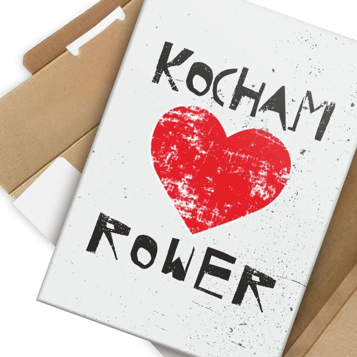 Poster metal Kocham rower gift