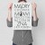 Poster metal Mądry człowiek Tolkien gift
