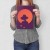 Poster metal ballerina in orange gift