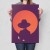 Poster metal ballerina in orange gift