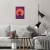 Poster metal ballerina in orange gift