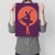 Poster metal ballerina in orange gift