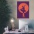 Plakat metalowy ballerina in orange Prezent
