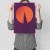 Plakat metalowy orange graph Prezent