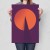 Plakat metalowy orange graph Prezent