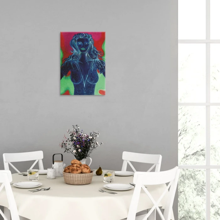 Poster metal Lady art gift