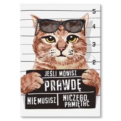 Poster metal jeśli mówisz prawdę gift