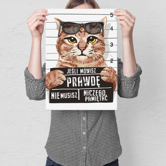 Poster metal jeśli mówisz prawdę gift