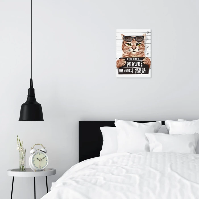 Poster metal jeśli mówisz prawdę gift