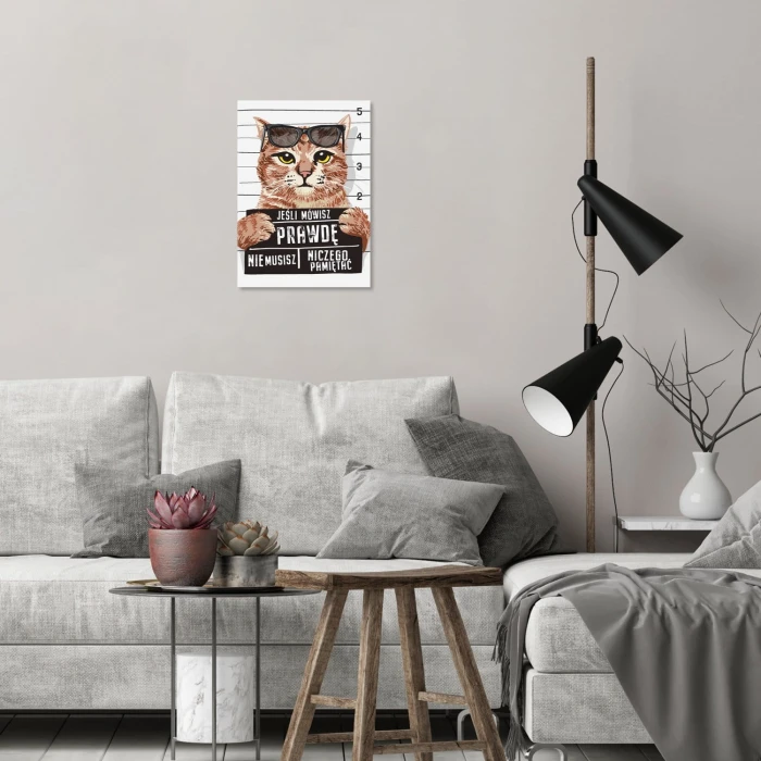 Poster metal jeśli mówisz prawdę gift