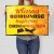 Poster metal własna ostrożność gift