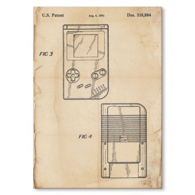 Poster metal Gameboy Retro gift