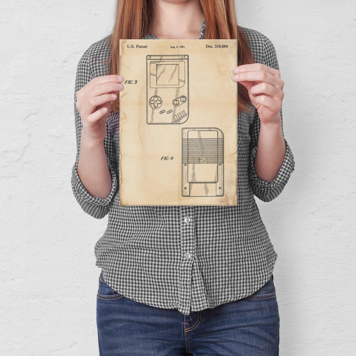 Poster metal Gameboy Retro gift