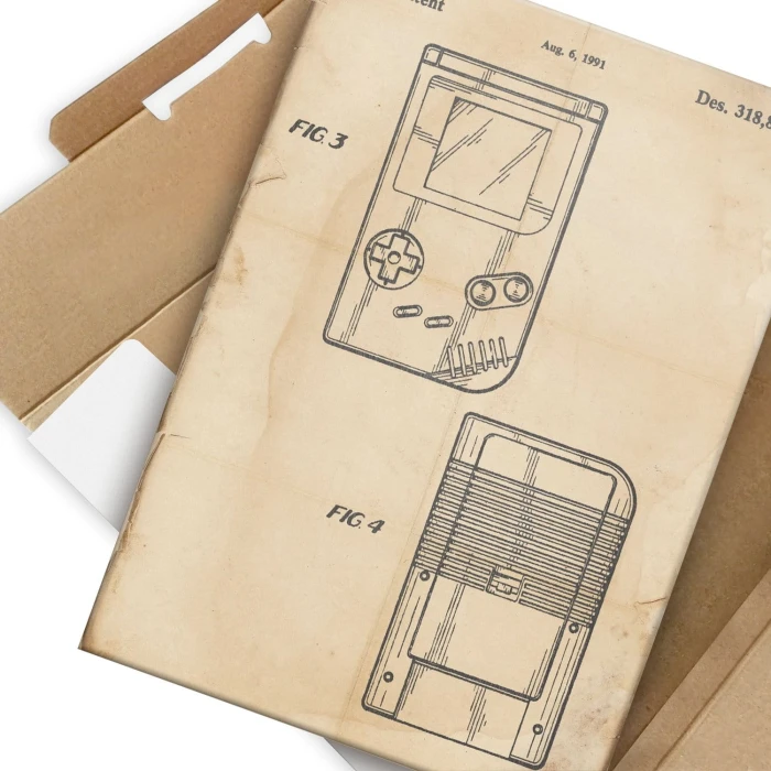 Poster metal Gameboy Retro gift