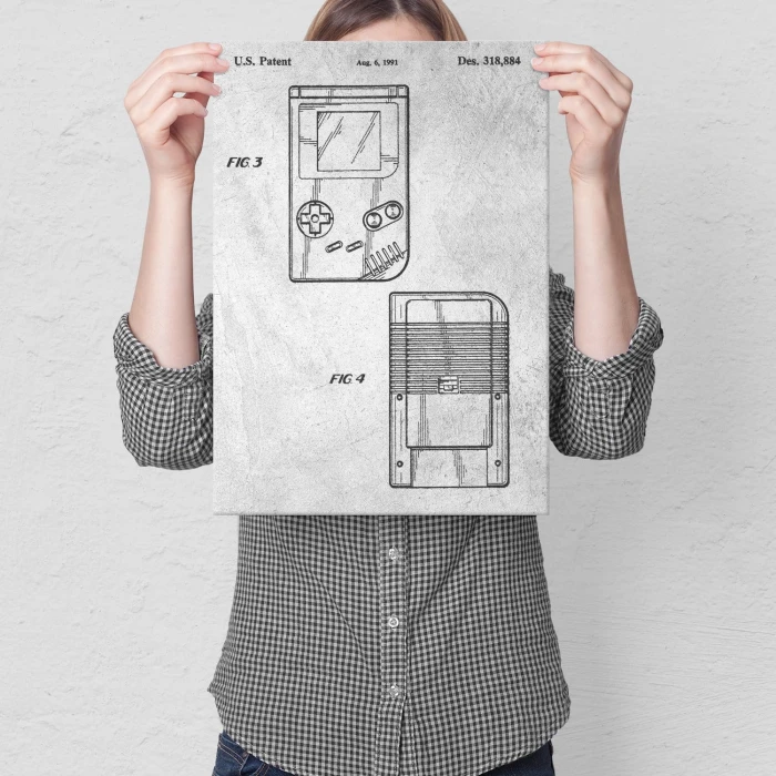 Poster metal Gameboy Stone gift