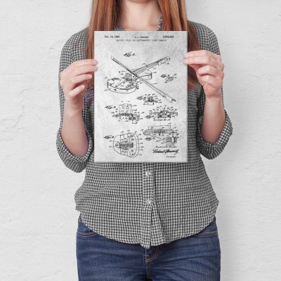 Poster metal Electric violin Stone gift