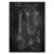 Poster metal Electric string instrument Slate gift