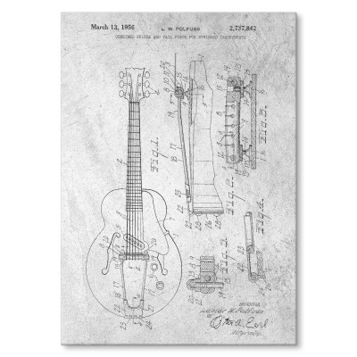 Poster metal Electric string instrument Stone gift