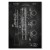 Plakat metalowy Clarinet Musician Slate Prezent