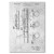 Poster metal Clarinet Musician Stone gift