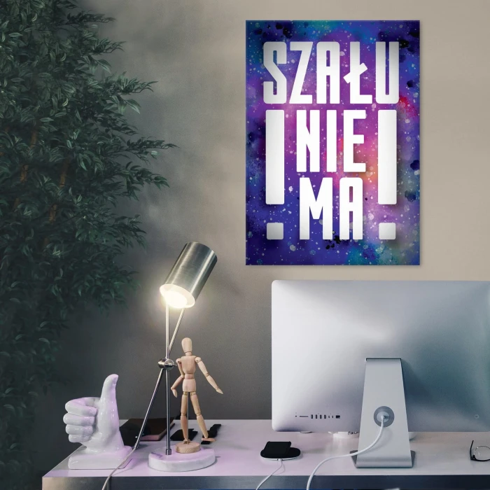 Plakat metalowy Szału nie ma Prezent