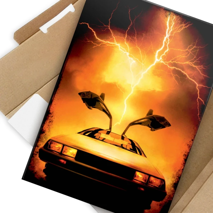 Plakat metalowy Back to the future Prezent