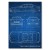 Poster metal BMW 5 Limousine Tech gift