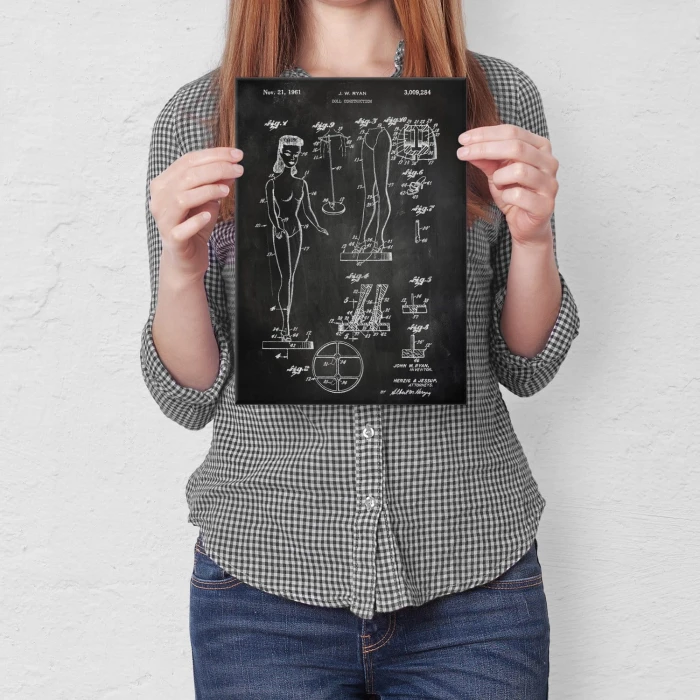 Poster metal Barbie Doll Slate gift