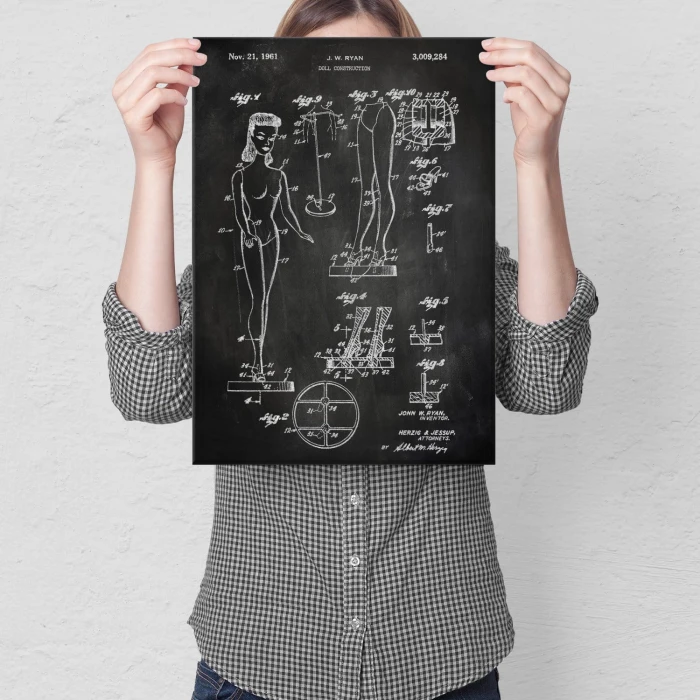 Poster metal Barbie Doll Slate gift