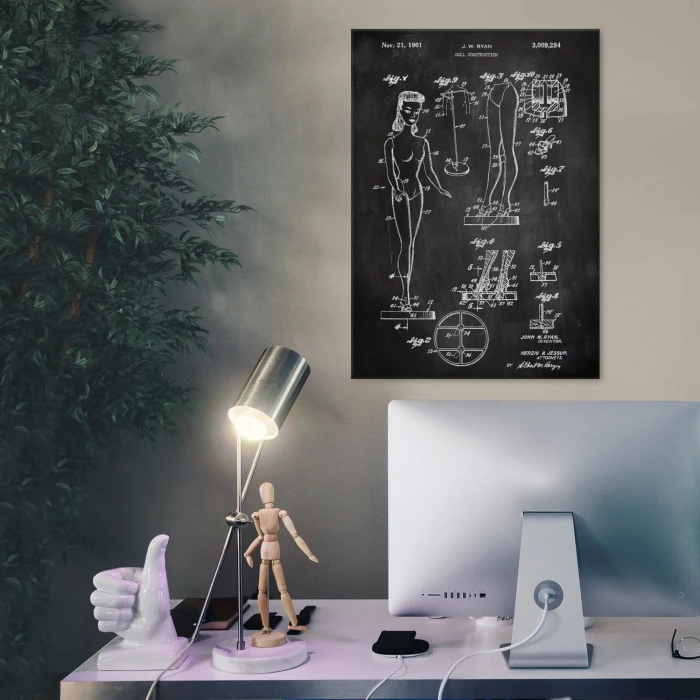 Poster metal Barbie Doll Slate gift