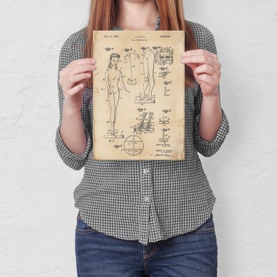 Poster metal Barbie Doll Retro gift