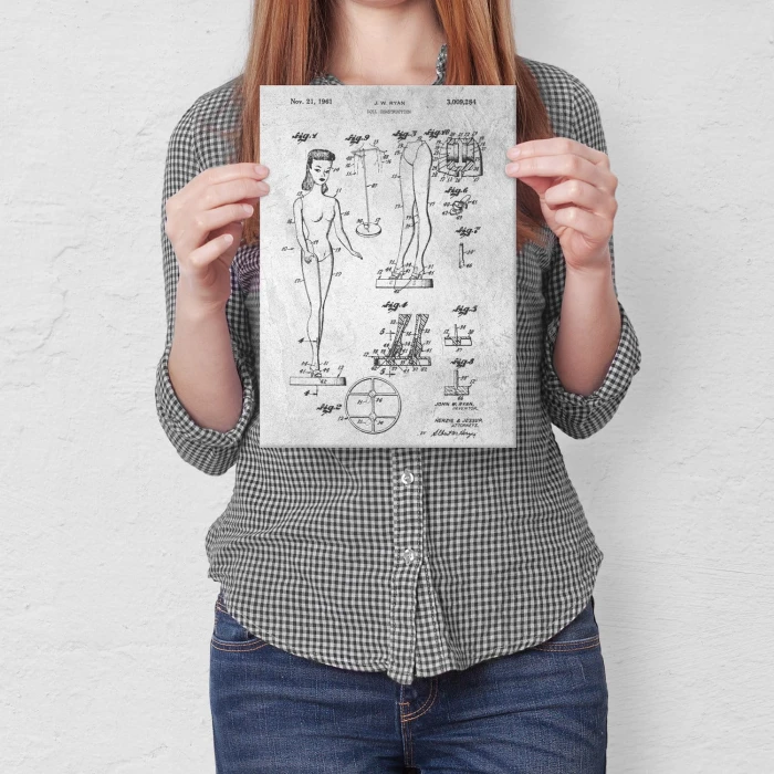Poster metal Barbie Doll Stone gift