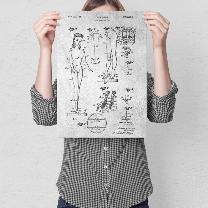 Poster metal Barbie Doll Stone gift
