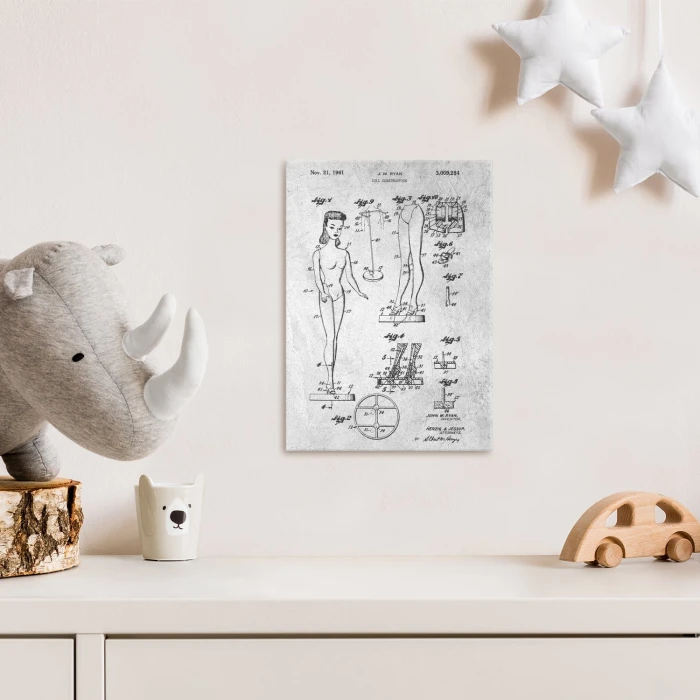 Poster metal Barbie Doll Stone gift