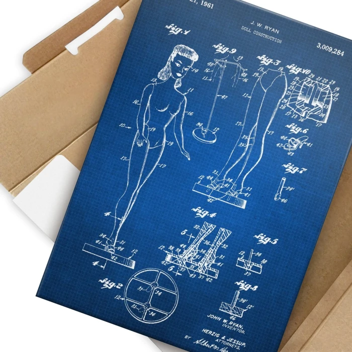 Poster metal Barbie Doll Tech gift