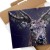 Poster metal deer graph gift