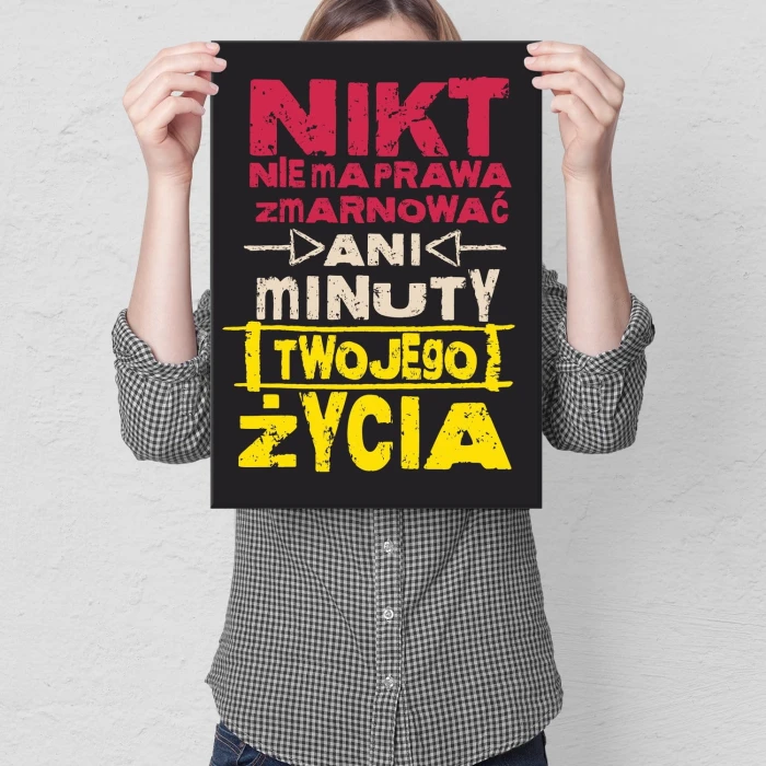Poster metal Ani minuty gift