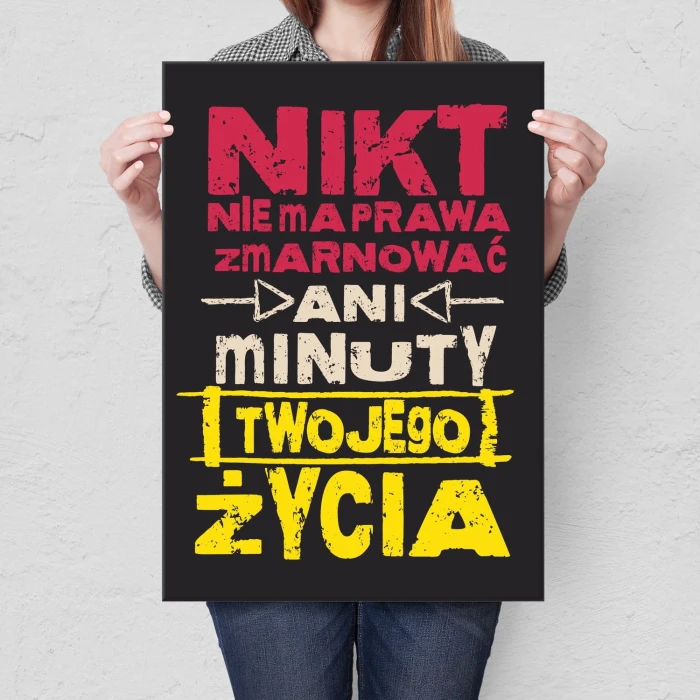 Poster metal Ani minuty gift